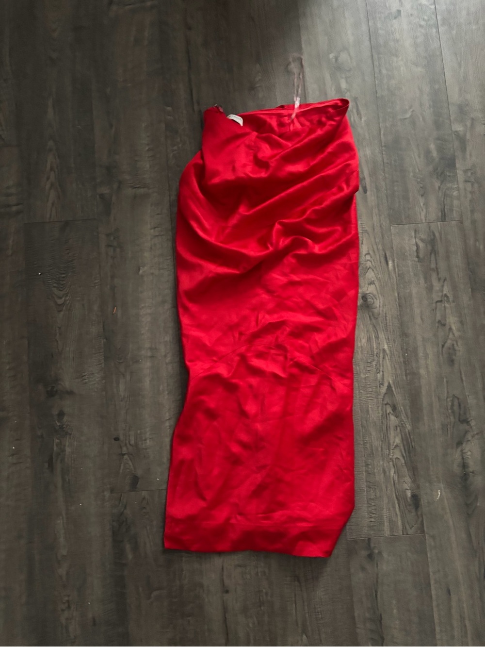 House of CB Vibrant Red Maxi Skirt